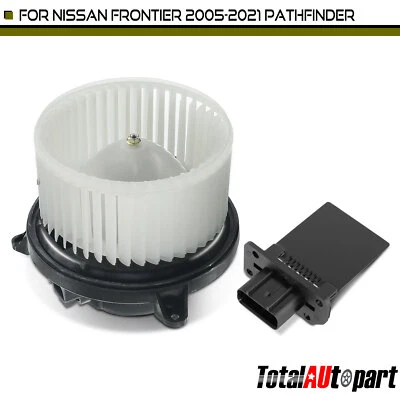 Motor e resistor de soprador HAVC para Nissan Frontier Pathfinder sem controle climático - Imagem 1 de 4