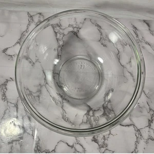 Vintage Anchor Hocking Clear Glass Mixing Bowl Kitchenware - Picture 1 of 5
