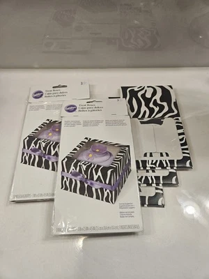 Cajas de golosinas Wilton Box Kits 9 cajas totales blanco y negro todo NUEVO Foto 1 de 4