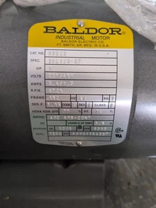 Baldor M3603 Industrial Motor 35L108-87, 1HP, 1725RPM, 3PH, 230/460V - Picture 1 of 5