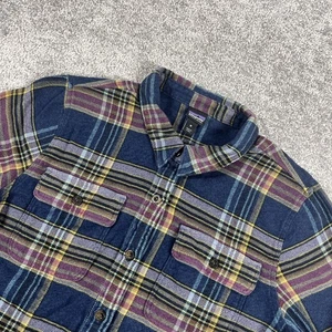 Patagonia Flanellhemd Damen Medium Fjord Bio Baumwolle kariert Hütte Outdoor - Bild 1 von 12