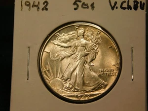1942   Walking Liberty Half    Item # 6623 - Picture 1 of 2