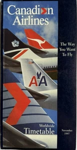 Canadian Airlines Fahrplan - Nov 1997 - Bild 1 von 1