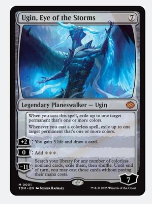 Ugin, Eye of the Storms | MTG TDM | EDH Colorless Eldrazi Ramp | Mythic | NEW NM - Image 1 of 3