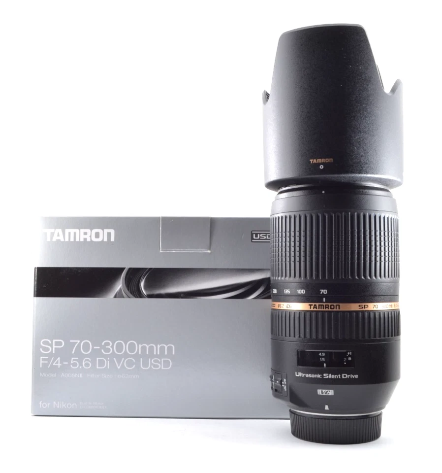 【Mint】TAMRON AF SP 70-300mm f/4-5.6 Di VC USD for Nikon F A005NⅡFrom Japan #2357 - Image 1 of 4