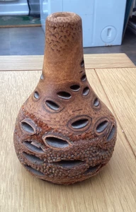 “About Turn” Woodcraft by Michael Paulding small Australia Banksia nut vase #P4 - Picture 1 of 6