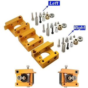 MK8 Extruder Aluminum Block Right Left Hand For 1.75mm Filament 3D Printer H - Photo 1/10
