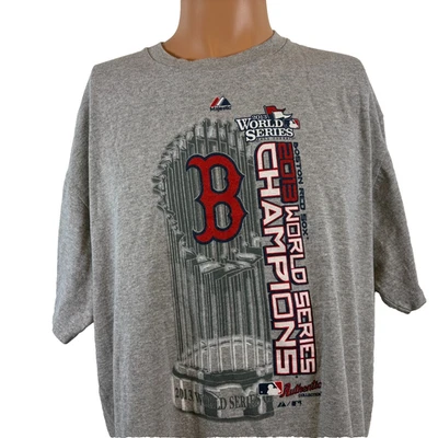 Boston Red Sox T Shirt Mens Size XL Majestic 203 World Series Champions MLB - Image 1 of 4