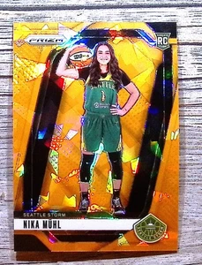 2024 Panini Prizm WNBA #146 Nika Muhl Orange Velocity Prizms - Picture 1 of 2