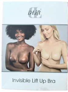 B - Sujetador con cinta de levantamiento de senos invisible color bronce talla mediana - Imagen 1 de 4