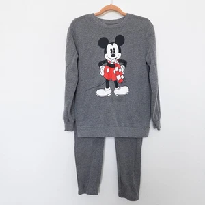 Conjunto Sudadera Pantalones de Sudadera Disney Niñas Talla XL Gris Mickey Mouse Conjunto de Salón - Imagen 1 de 8