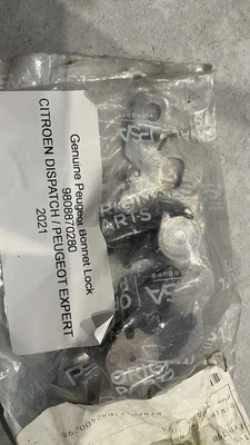 Novo Genuíno Peugeot Capota Bloqueio 9808870280 Citroen Dispatch/P.Expert 2021 - Imagem 1 de 2