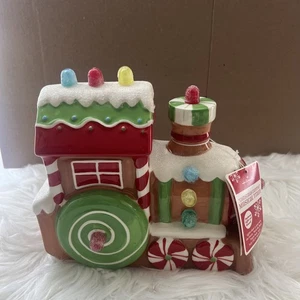 Hallmark Christmas Express Ceramic Musical Gumdrop Train - New With Tags Works - Picture 1 of 9