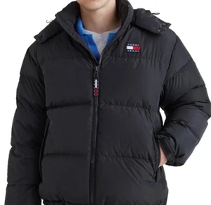 Tommy Hilfiger Jacket $249 Tommy Jeans Alaska Hooded Puffer Jacket Size XL - Picture 1 of 5
