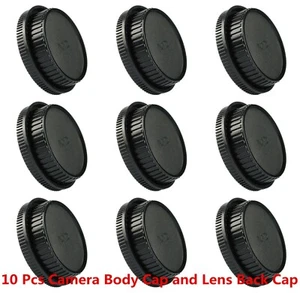 10 x MD Lens Rear Cap Back Cover and Camera Body Cap Cover Set for Minolta MD - Picture 1 of 5