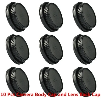 10 x MD Lens Rear Cap Back Cover and Camera Body Cap Cover Set for Minolta MD - Image 1 of 4