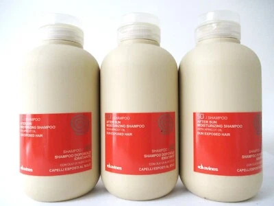 DAVINES SU AFTER SUN MOISTURIZING SHAMPOO WITH APROCOT OIL 8.45 oz x 3 - Image 1 of 2