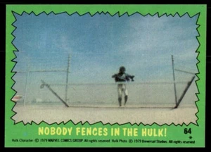 The Incredible Hulk 1979 TV Show Topps Card #64 (NM) - Picture 1 of 2