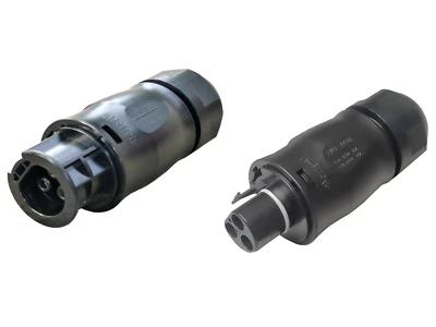 Betteri Buchse + Stecker BC01 Netz Verlängerung Hoymiles Deye Huayu 3polig IP67