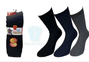 Kids Winter Socks Boys Teen Thermal Winter Warm Children Thick Boot Sock 3 Pairs - Picture 1 of 1