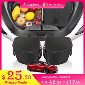For Tesla Model YJuniper Model 3 Highland Frunk Cooler Organizer Insulation Bag - Foto 1 di 10