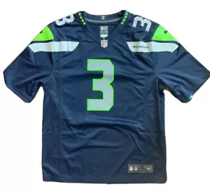 Sz L - Nike Seattle Seahawks Russell Wilson Men Jersey New $130 - Picture 1 of 5