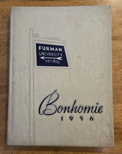 1956 Bonhomie, Furman University Yearbook, Greenville, SC, Paladins / Hurricanes - Picture 1 of 6
