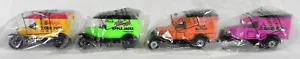 4er Set Streichholzschachtel ""Kellogg's"" Getreidelieferwagen, Ford Modell A T, neu versiegelt - Bild 1 von 16