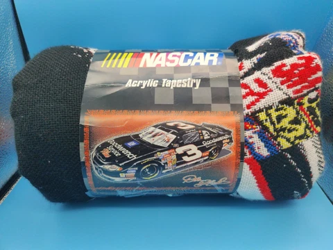 DALE EARNHARDT #3 NASCAR  Throw Blanket Acrylic Tapestry 48"X60" USA MADE Cover