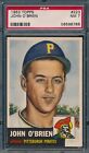 1953 Topps Baseball John O'Brien #223 PSA 7 CENTRÉ