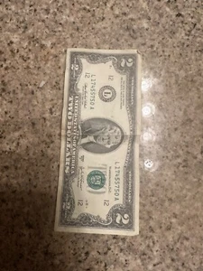 $2 bill 2003 currency us paper money - Picture 1 of 2