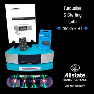 ✅ MINT Bose Wave Music System IV, 3 Disc Multi-CD Changer, ALEXA / BT, Turquoise - Picture 1 of 11