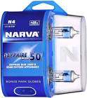 Narva H4 Bulb 12V Sapphire With 50% Performance Globe 2-Pieces Set