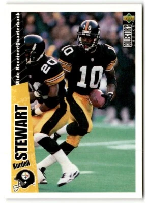1996 Collector's Choice Kordell Stewart Pittsburgh Steelers #161 - Image 1 of 2