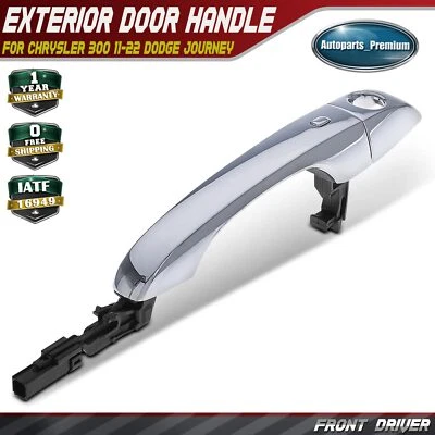 Manija de puerta exterior del conductor delantero izquierdo con cerradura para Chrysler 300 Dodge Journey Foto 1 de 4