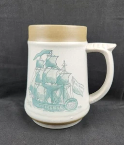 Holt Howard 1967 Sailing Ship Stoneware Tankard 20 oz Don't Give Up the Ship EUC - Picture 1 of 10