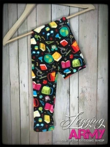 Study Buddy- Kids Leggings- L/XL Fit Ages 8-Junior Size 1/2 - Picture 1 of 1