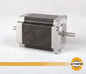 ACT 1PC Stepper Nema23 Dual-shaft Schrittmotor 23HS9440B-26 4A,2.4N.m, 84mm,Φ8mm - Picture 1 of 5