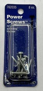 Bulldog Home Hardware Metal Hex Power Screws Each Pack Contains 6 Screws NOS 6lb - Picture 1 of 7