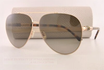 Nuevas gafas de sol Jimmy Choo GRIS/S 06J HA doradas habaneras/grises degradadas para mujer Foto 1 de 4