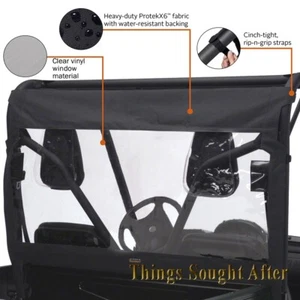 Yamaha Rhino Vinyl Rear Window 2004 & 2005 450 660 700 4x4 Back Windshield Panel - Bild 1 von 4