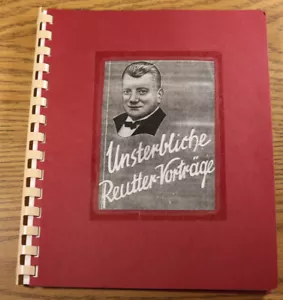 Unsterbliche Otto Reutter - Vorträge German Language Comedy Poems - Picture 1 of 4