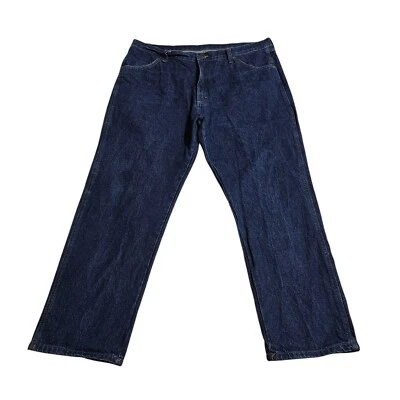 Rustler Blue Jeans 40x30 Relaxed Fit Straight Leg Dark Wash Denim Pants - Image 1 of 4