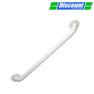 White Bathroom Grab Rail 600mm - Picture 1 of 1