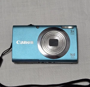 Canon PowerShot A2400 IS blau 5x optischer Zoom Digitalkamera aus Japan - Bild 1 von 9