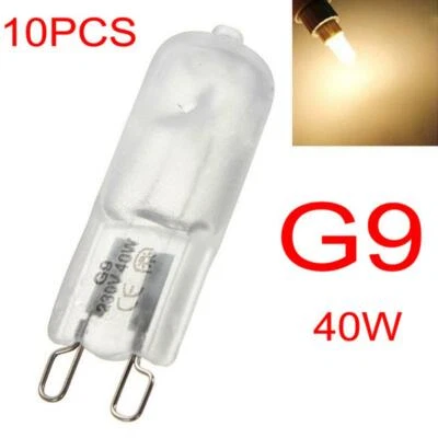10pcs G9 Halogen Light Bulbs Capsule 220V-240V 40W for Frosted Dimmable Lighting - Image 1 of 4