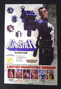 The Punisher Statue Poster Promo New 2000 Marvel Comics Bowen Designs Amricon - Picture 1 of 3