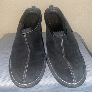 Cole Haan Damen schwarze Wildleder Pantolette Pantolette Größe 7B ungetragen neu ohne Karton - Bild 1 von 7