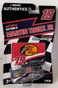 2023 Martin Truex Jr. #19 Bass Pro Shops Wave 1 Toyota Camry & Sticker 1/64 READ - Picture 1 of 5