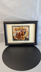Paul Nzalamba Art Signed Matted Framed "The Orchestra" Batik Art Photo - Picture 1 of 8